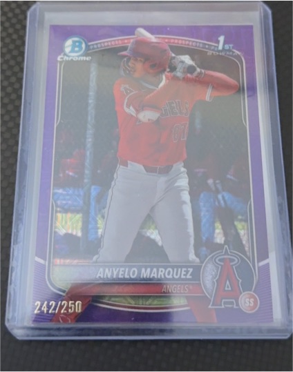 2025 Bowman Chrome #242 Anyelo Marquez — front