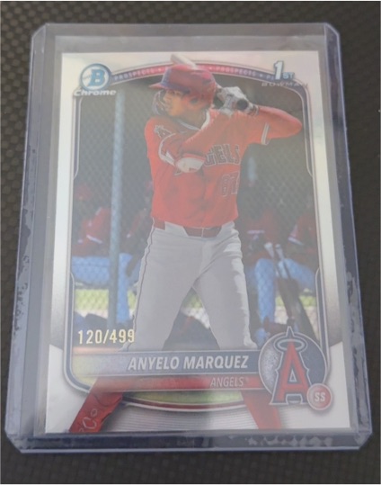 2025 Bowman Chrome #BCP-201 Anyelo Marquez — front