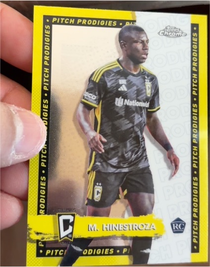 2024 Topps Chrome MLS #117 Marino Hinestroza — front