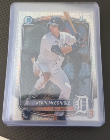 2025 Bowman Chrome #BCP-79 Kevin McGonigle — front