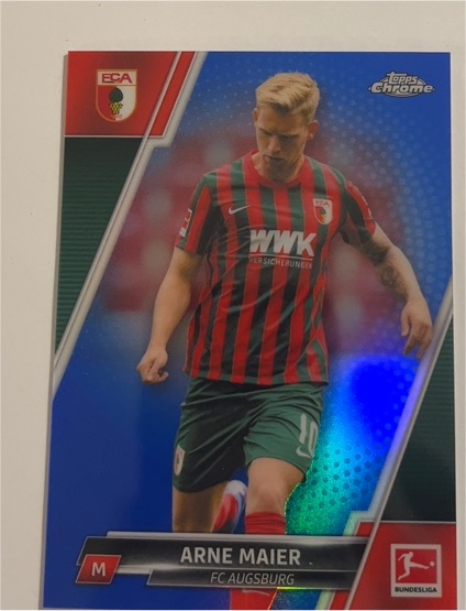 2021-22 Topps Chrome Bundesliga #1 Arne Maier — front