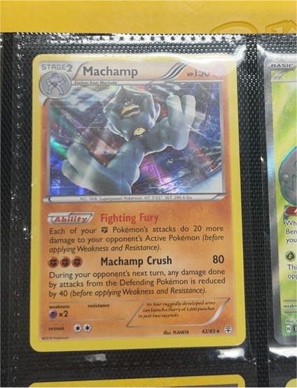 2016 Pokémon XY Generations #42 Machamp — front