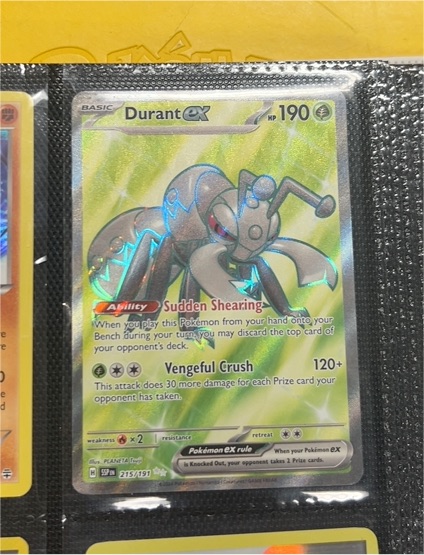 2024 Pokemon Surging Sparks #215 Durant ex — front
