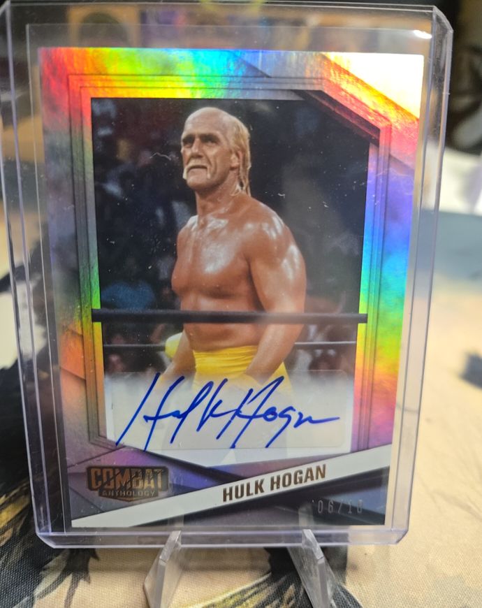 2025 Panini Combat Anthology #06/10 Hulk Hogan — front