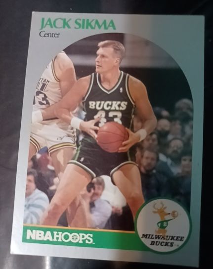 1990-91 NBA Hoops #183 Jack Sikma — front
