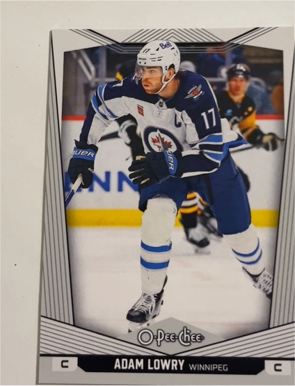 2024-25 O-Pee-Chee #233 Adam Lowry Winnipeg Jets — front