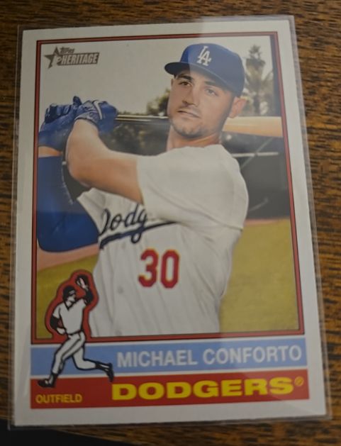 2025 Topps Heritage #297 Michael Conforto — front