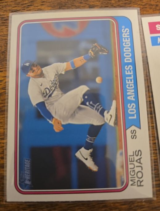2023 Topps Heritage #523 Miguel Rojas — front