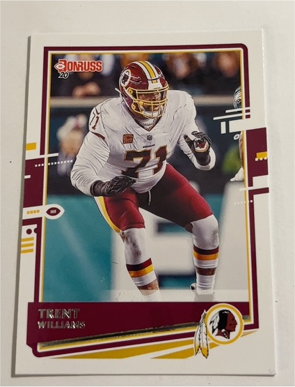 2020 Donruss #243 Trent Williams Washington Redskins — front