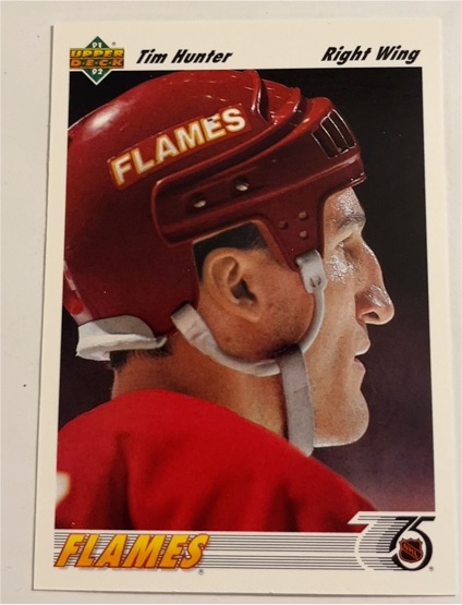 1991-92 Upper Deck #221 Tim Hunter — front