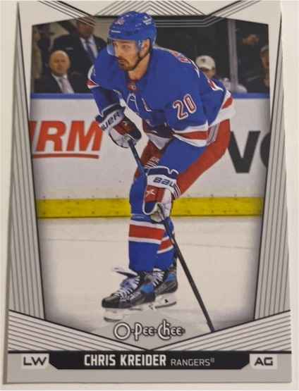 2024-25 O-Pee-Chee #290 Chris Kreider New York Rangers — front