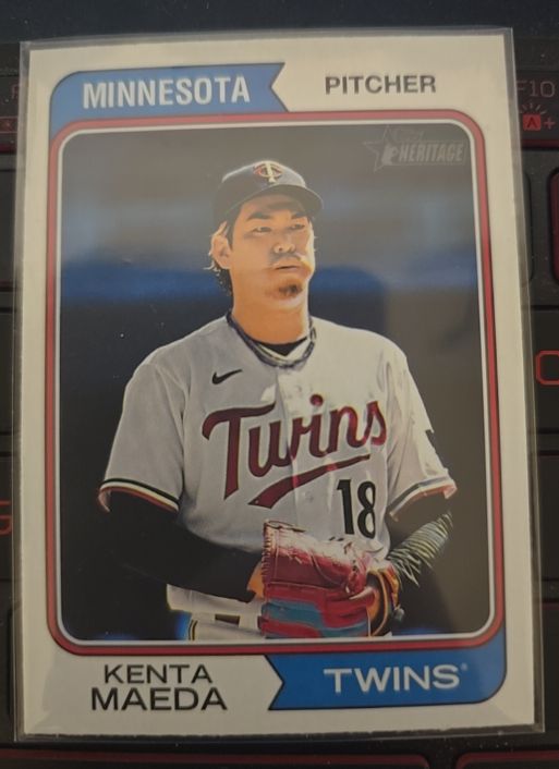 2023 Topps Heritage #536 Kenta Maeda Minnesota Twins — front