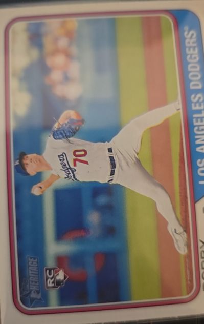 2023 Topps Heritage #515 Bobby Miller — front