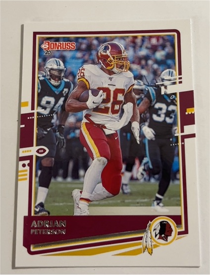 2020 Donruss #238 Adrian Peterson — front