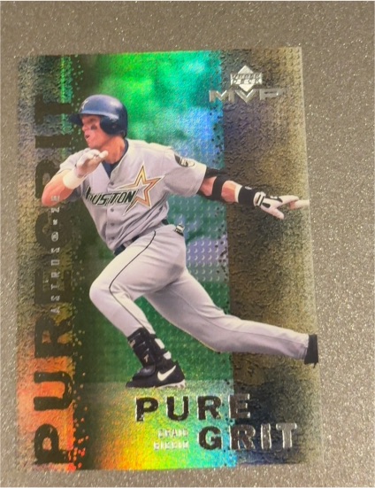 2000 Upper Deck MVP Pure Grit #G3 Craig Biggio — front