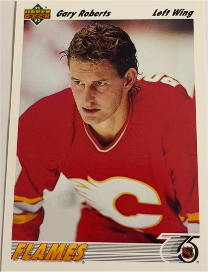 1991-92 Upper Deck #190 Gary Roberts — front