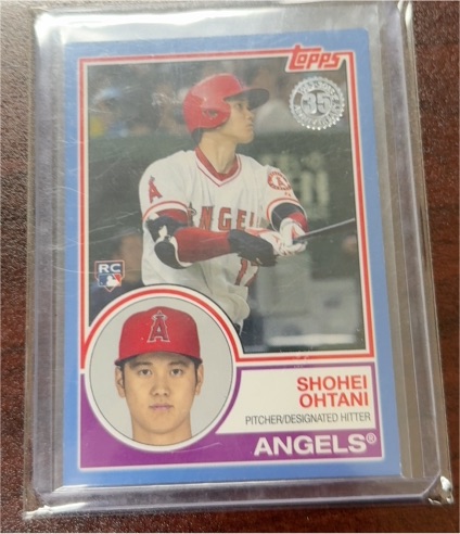 2018 Topps #83-1 Shohei Ohtani — front