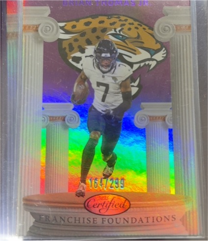 2025 Panini Certified Franchise Foundations #10 Brian Thomas Jr. — front