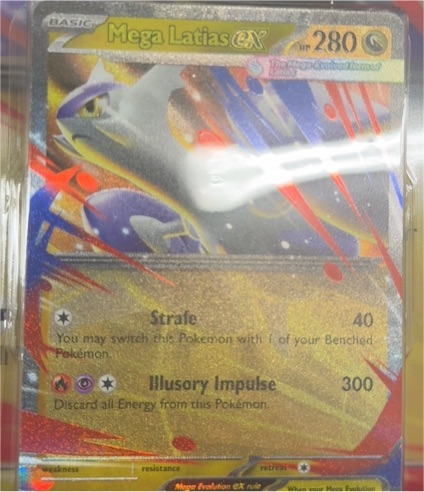 2023 Pokémon TCG Mega Latias EX #011 Black Star Promo — front