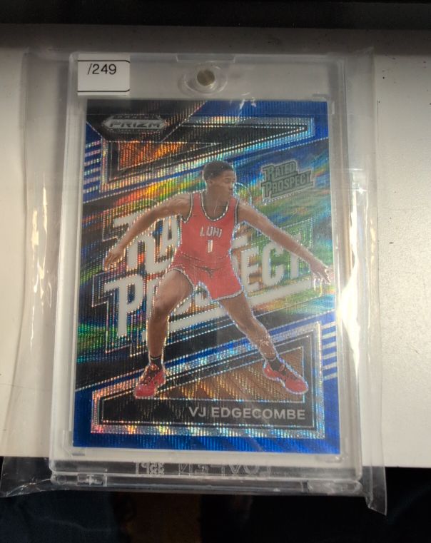 2024 Panini Prizm Draft Picks Rated Prospect #17 VJ Edgecombe — front