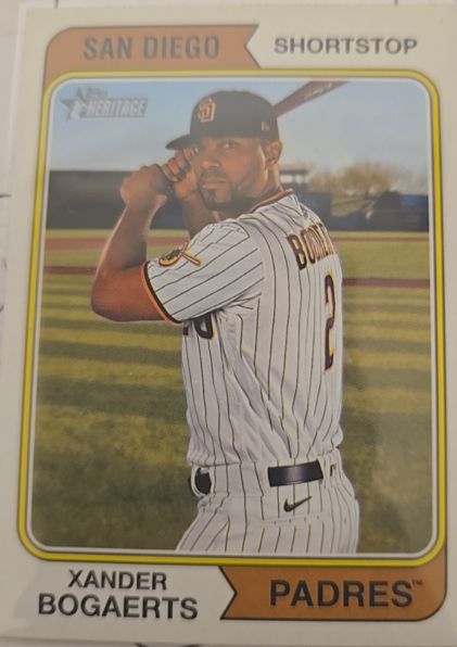 2023 Topps Heritage #603 Xander Bogaerts — front