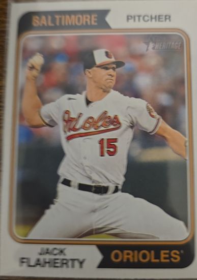 2023 Topps Heritage #571 Jack Flaherty — front