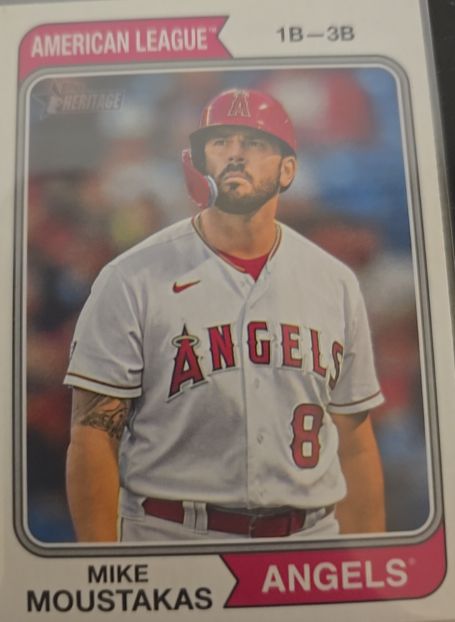 2023 Topps Heritage High Number #638 Mike Moustakas — front