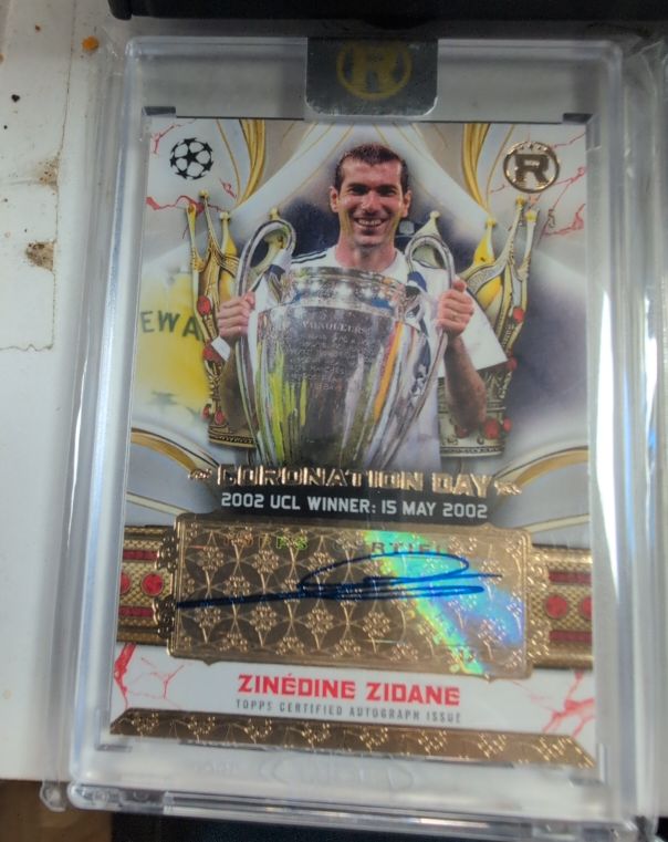 2024-25 Topps Reverence Coronation Day Zinedine Zidane — front