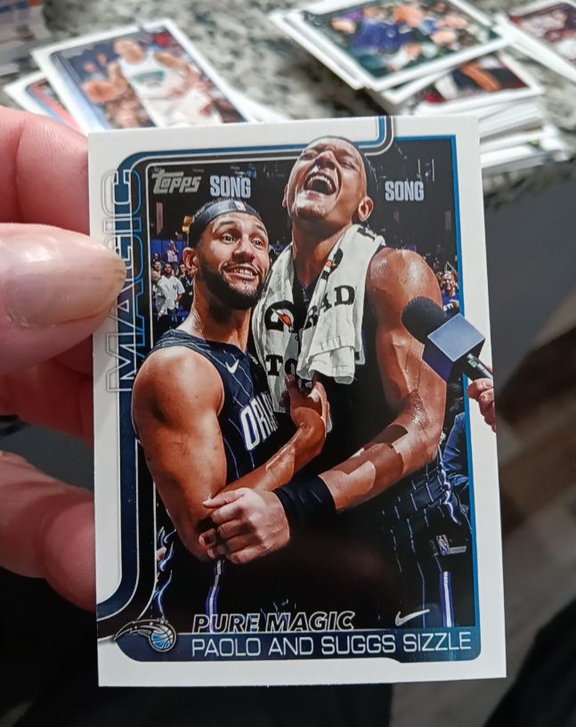 2025-26 Topps #271 Pure Magic Paolo And Suggs Sizzle — front