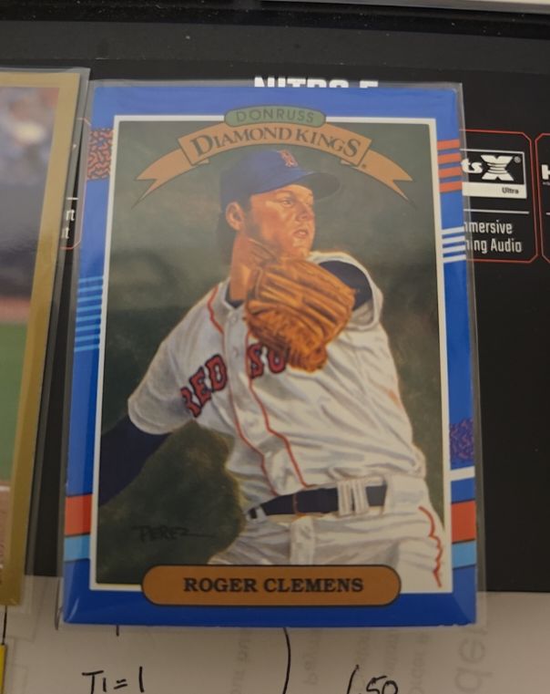 1991 Donruss Diamond Kings #9 Roger Clemens — front