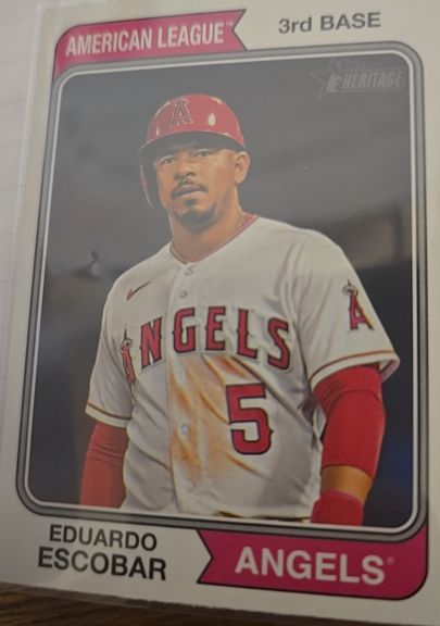 2023 Topps Heritage #529 Eduardo Escobar — front