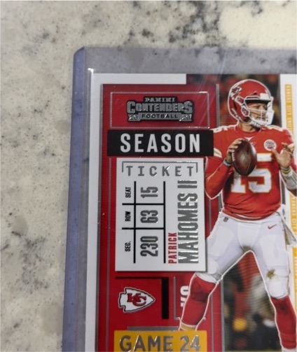 2020 Panini Contenders Season Ticket #2 Patrick Mahomes II — front