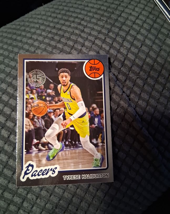 2025-26 Topps #80BK-94 Tyrese Haliburton 45th Anniversary Indiana Pacers — front