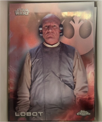 2025 Topps Chrome Star Wars #131 Lobot — front