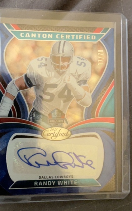 2025 Panini Certified Canton Certified #CAN-RWH Randy White — front