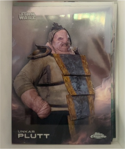 2025 Topps Chrome Star Wars #186 Unkar Plutt — front