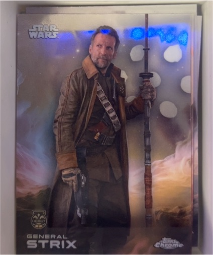 2025 Topps Chrome Star Wars #120 General Strix Debut — front