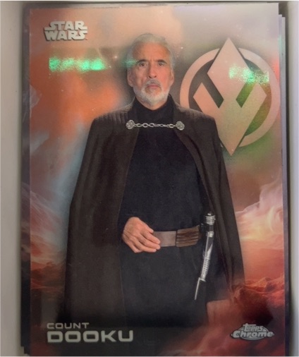 2025 Topps Chrome Star Wars #27 Count Dooku — front