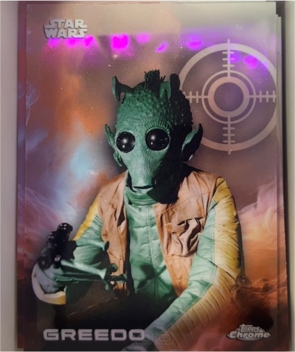 2025 Topps Chrome Star Wars #54 Greedo — front