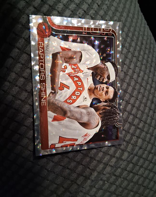 2025-26 Topps #276 Toronto Raptors Shine — front