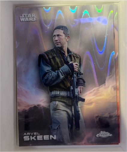 2025 Topps Chrome Star Wars #4 Arvel Skeen — front