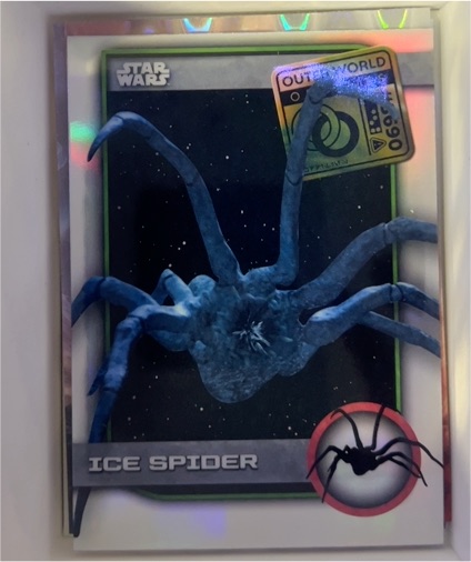 2025 Topps Chrome Star Wars Outer World Oddities #UO-6 Ice Spider — front