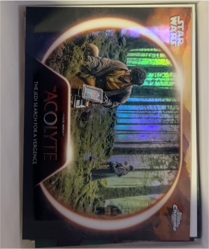 2025 Topps Chrome Star Wars #AC-18 The Jedi Search For A Vergence The Acolyte — front