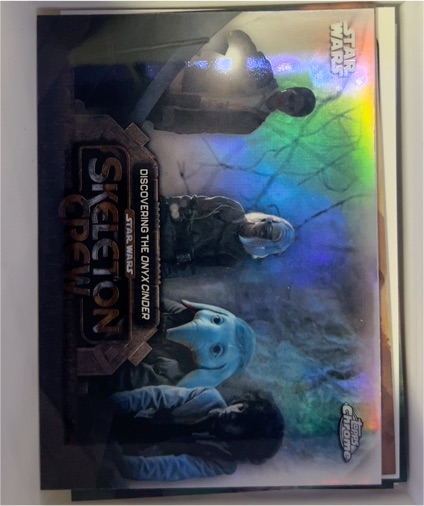 2025 Topps Chrome Star Wars #SC-6 Discovering The Onyx Cinder Skeleton Crew — front