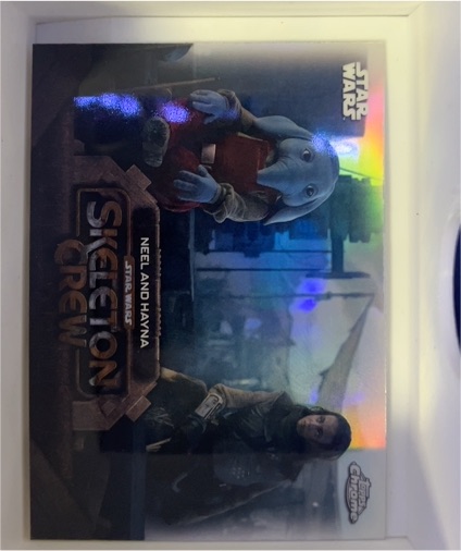2025 Topps Chrome Star Wars #SC-12 Neel and Hayna Skeleton Crew — front