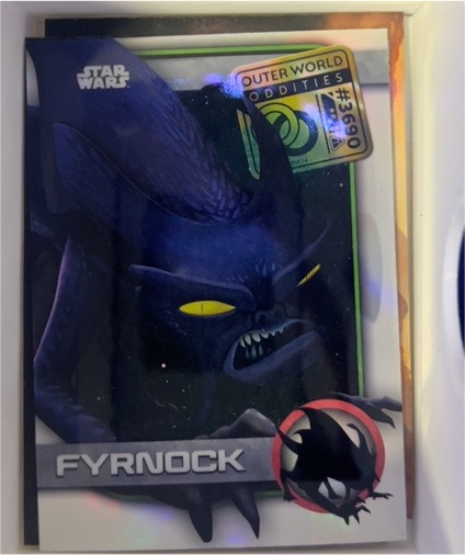 2025 Topps Chrome Star Wars #UO-4 Fyrnock Outer World Oddities — front
