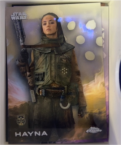 2025 Topps Chrome Star Wars #122 Hayna — front