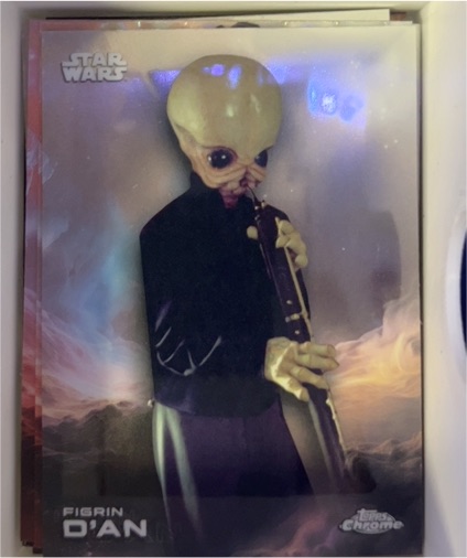 2025 Topps Chrome Star Wars #116 Figrin D'an — front
