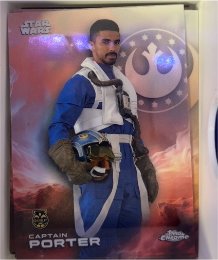 2025 Topps Chrome Star Wars #20 Captain Porter — front