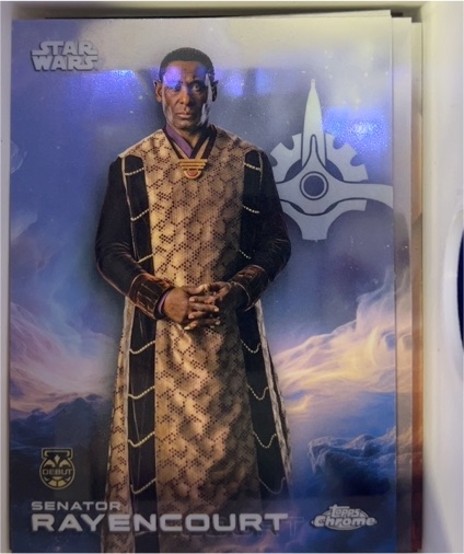 2025 Topps Chrome Star Wars #163 Senator Rayencourt — front